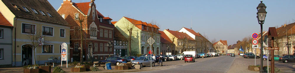 Der Marktplatz von Schoenewalde 